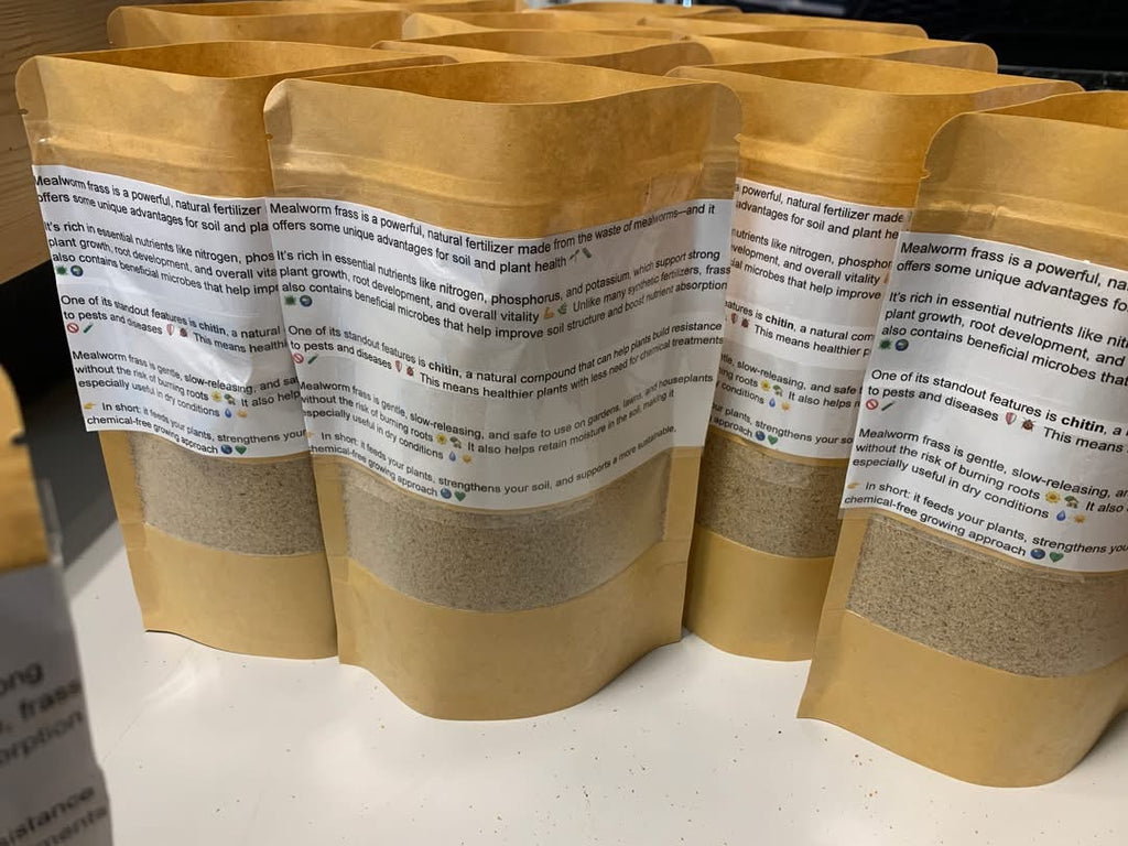 Organic Mealworm Frass — Natural Plant Fertilizer